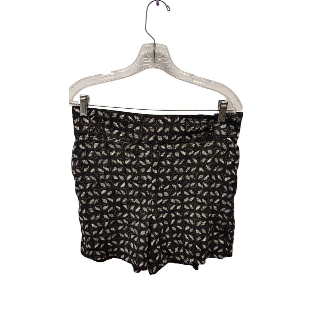 Maurice's Women's Medium 4inch Black‎ Drawstring Elastic Waist Paper Ba Shorts